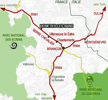 emplacement de la location